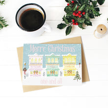 Load image into Gallery viewer, Vintage Christmas Town Greeting Card Pack