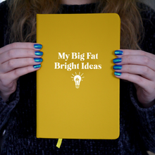 Load image into Gallery viewer, Big Fat Bright Ideas Soft Feel Notebook with Foiled Lightbulb Design