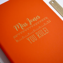 Load image into Gallery viewer, Personalised You Rule Notebook