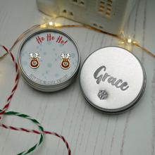 Load image into Gallery viewer, Sterling Silver Reindeer Stud Earrings