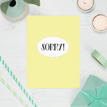 Load image into Gallery viewer, Sorry Apology Card