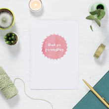 Load image into Gallery viewer, Watercolour Style Thank You Cards Set Of Four