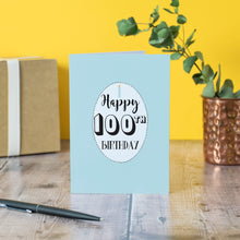 Load image into Gallery viewer, 100th Birthday Card
