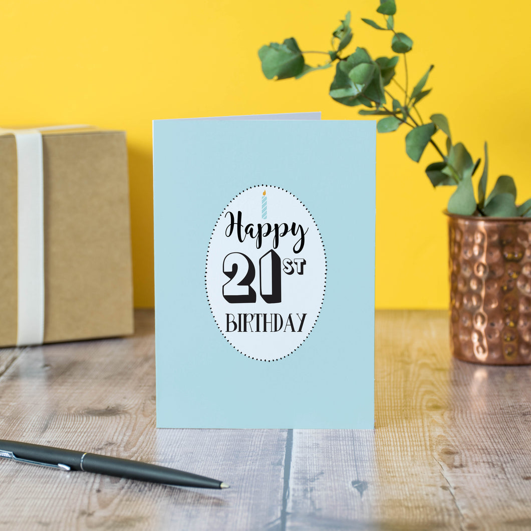 21st Birthday Card