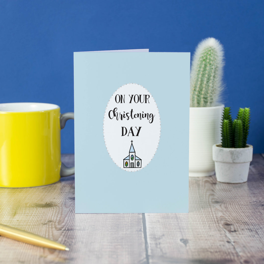 Christening Day Card