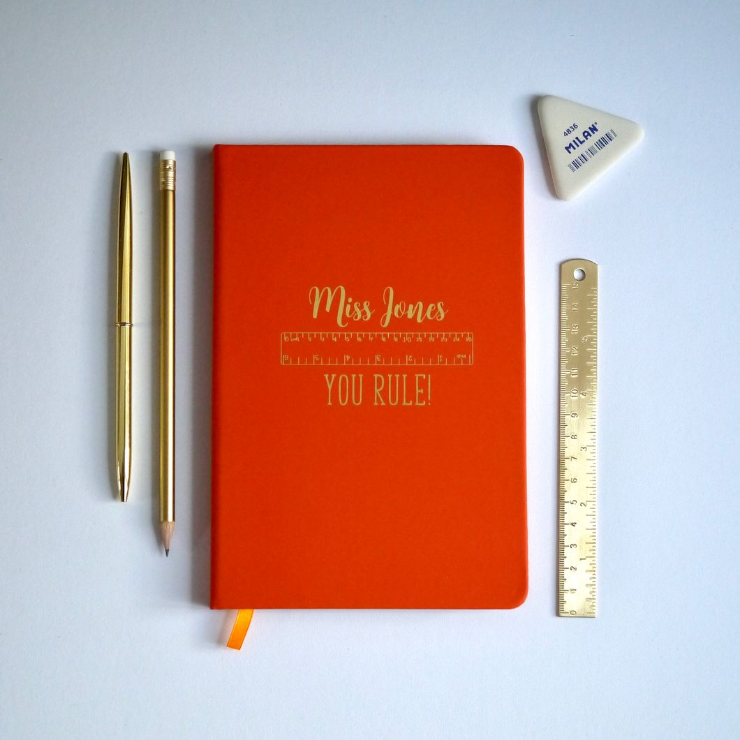 Personalised You Rule Notebook