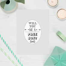Load image into Gallery viewer, Will You Be A Page Boy Card
