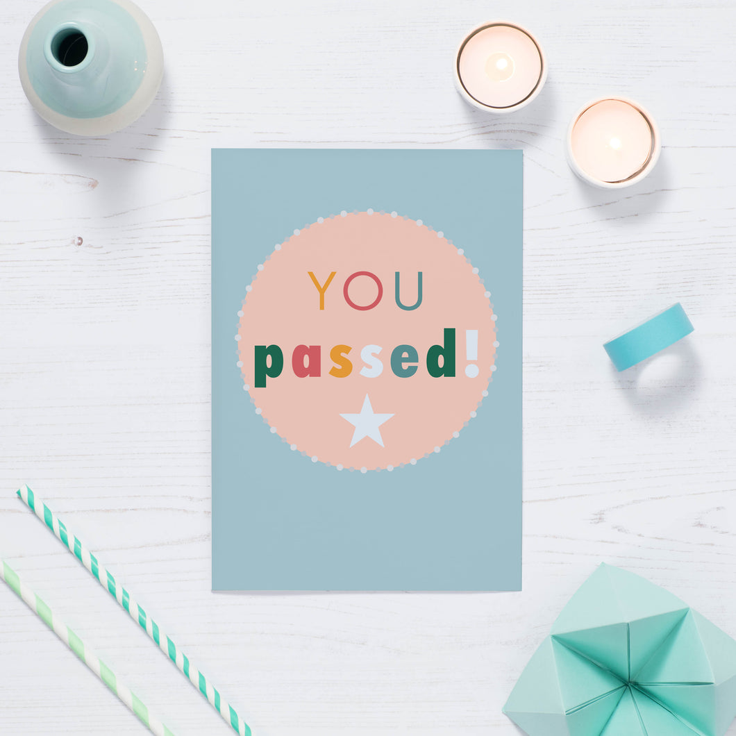 You Passed! Congratulations Card